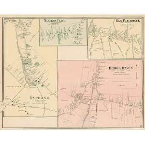  Warner & Beers 1873 Antique Map of Brookhaven Kitchen 