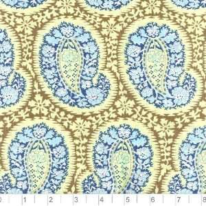  45 Wide Amy Butler Belle Henna Paisley Turquoise Fabric 