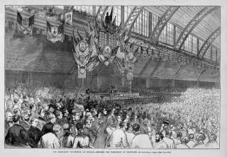 CHICAGO DEMOCRATIC CONVENTION OF 1884, GROVER CLEVELAND  