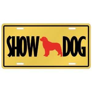  New  Saint Bernard / Show Dog  License Plate Dog