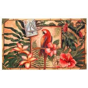  Evergreen Tropical Parrot Mat