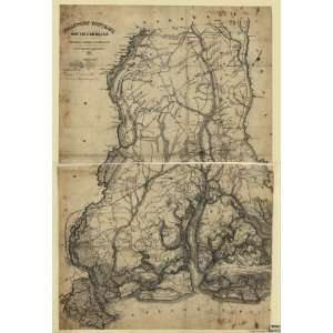  1825 Map South Carolina, Beaufort Co.
