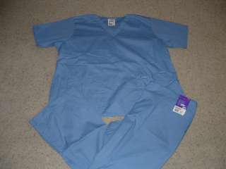 NWT Nursing Nurse uniform Scrub TOP/PANTS SET size 2XL LANDAU NEW CIEL 