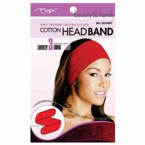  Magic Cotton Headband with Velcro Closure Health 