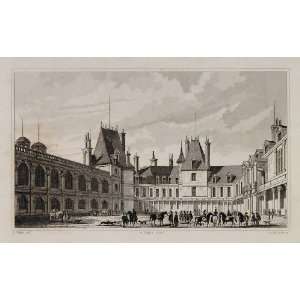  1831 Chateau Fontainebleau Cour DHonneur Court Honor 