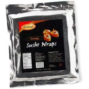 Roland Sushi Wraps, Orange, 20 Count Sheets  Grocery 