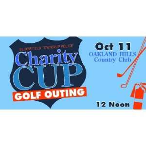  3x6 Vinyl Banner   Bloomfield Township Police Charity Cup 