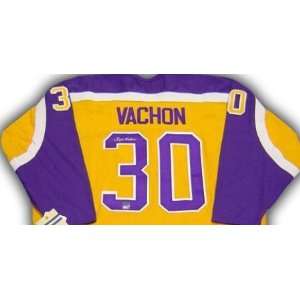 Rogie Vachon Autographed Hockey Jersey (Los Angeles Kings 