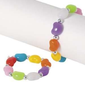 Jelly Bean Shaped Bracelets   Novelty Jewelry & Bracelets 
