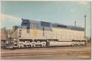   Railroad Postcard Diesel Train Engine No 802 Maine Rigby Yard  