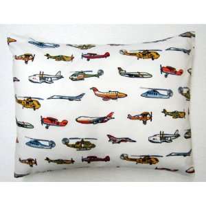   Pillow Case   Percale Pillow Case   Air Traffic   Made In USA Baby