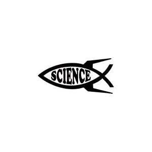  Science Rocketship vinyl cut out sticker 