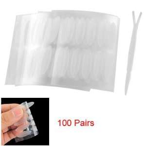    100 Pair Breathable Invisible Double Eyelid Stickers Beauty