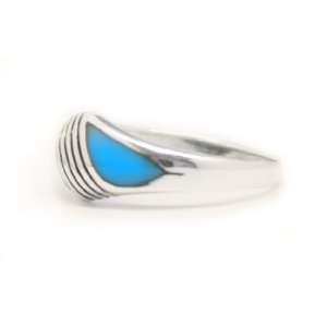  Sterling Silver Turquoise Band Jewelry