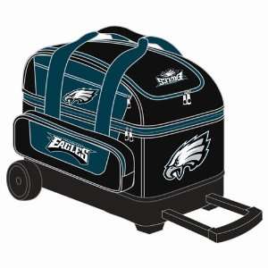  NFL Double Roller Bowling Bag  Philadelphia Eagles Sports 