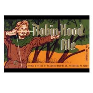  Robin Hood Ale Food & Beverage Premium Poster Print, 18x24 
