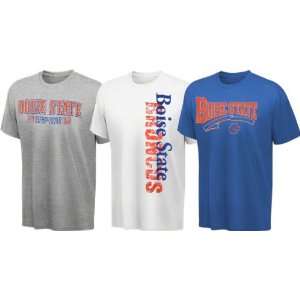  Boise State Broncos Cube T Shirt 3 Pack