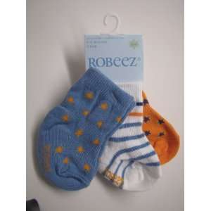  Robeez 0 6 Month Stars & Stripes Organic Kickproof Socks 