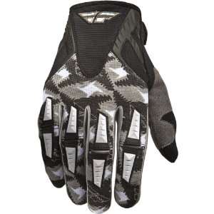   Racing Kinetic Mens Dirt Bike Motorcycle Gloves   Black/Grey / Size 9