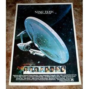   Trek The Motion Picture 1979 Promo Enterprise Poster 