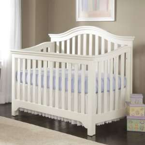  Creations Baby Mesa 4 in 1 Convertible Crib   White Baby