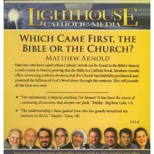   First, the Bible or the Church? (Matthew Arnold)   CD