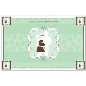     Its A Baby   Personalized Baby Shower Placemats Toys & Games