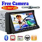 Double 2 Din 7 Touch Screen LCD Car Stereo DVD CD /