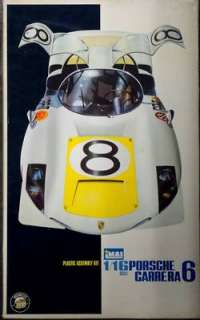   IMAI/AHM 1/16 PORSCHE CARRERA 6 MOTORIZED MODEL KIT GT SERIES CA 1969