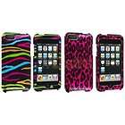   Zebra Black+Pink Leopard Case Cover For iPod Touch 3rd 2nd Gen 3G 2G