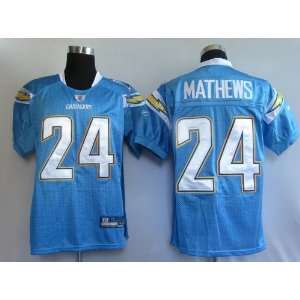  Mathews #24 Blue NFL San Diego Charger Football Jersey 