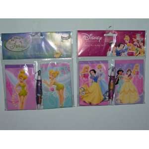  Disney Princess & Tinker Bell Memo Pad Set Toys & Games