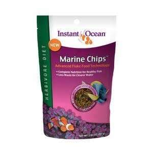  Instant Ocean Marine Chips Herbivore 30 Grams Pet 