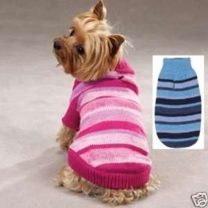   ESC BLUE Tonal Metallic Pullover Dog Sweater MEDIUM