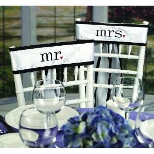  Together Mr. & Mrs. Chair Sashes