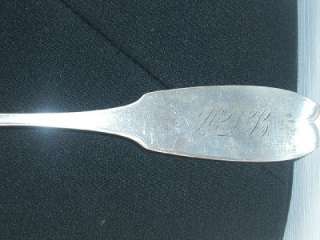 Coin Silver Flatware Spoons Hartford T.Steele & Co  