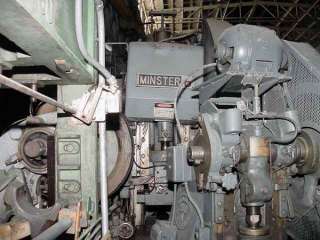 MINSTER 60 TON OPEN BACK INCLINABLE (OBI) PUNCH PRESS  