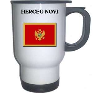  Montenegro   HERCEG NOVI White Stainless Steel Mug 
