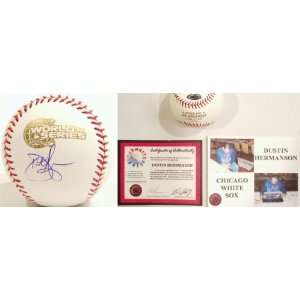  Dustin Hermanson Signed 2005 World Series Baseball Sports 