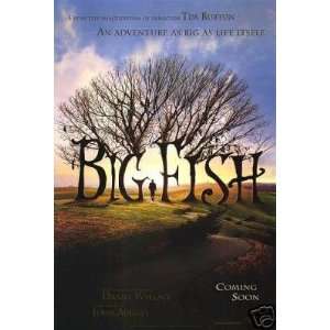  Big Fish Adv Single Sided Original Movie Poster 27x40 