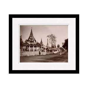   Pagodas At Moulmein Burma C1890 Framed Giclee Print