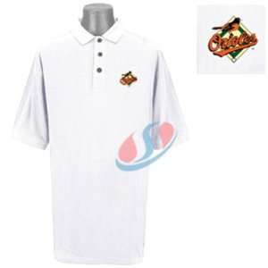  Baltimore Orioles MLB Classic Polo Shirt (White) Sports 
