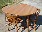 1960s Temple Stuart Rockport Dining Table and 4 Chairs Vintage