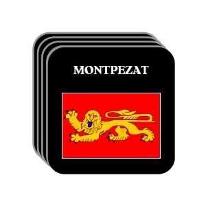 Aquitaine   MONTPEZAT Set of 4 Mini Mousepad Coasters 
