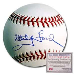  Autographed Whitey Ford Baseball