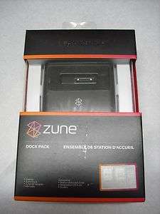 GENUINE Microsoft Zune Dock Pack & AC Adapter H6A 0001 882224519823 