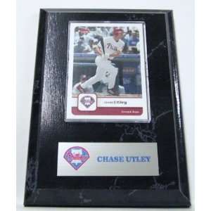   Card Plaques   Philadelphia Phillies Chase Utley