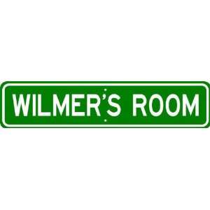  WILMER ROOM SIGN   Personalized Gift Boy or Girl, Aluminum 