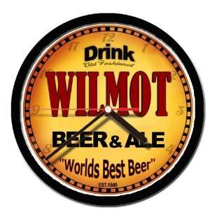  WILMOT beer and ale cerveza wall clock 