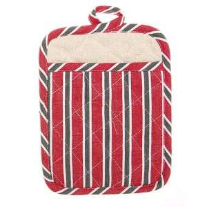  Holiday Stripe Potholder